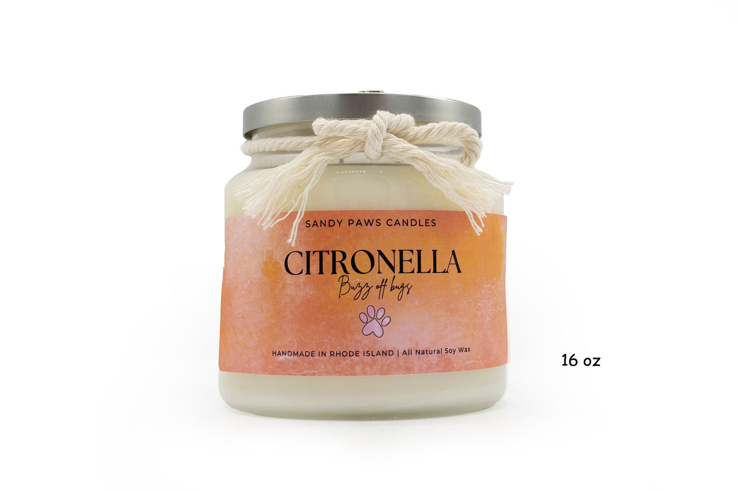 Citronella Soy Wax Candle