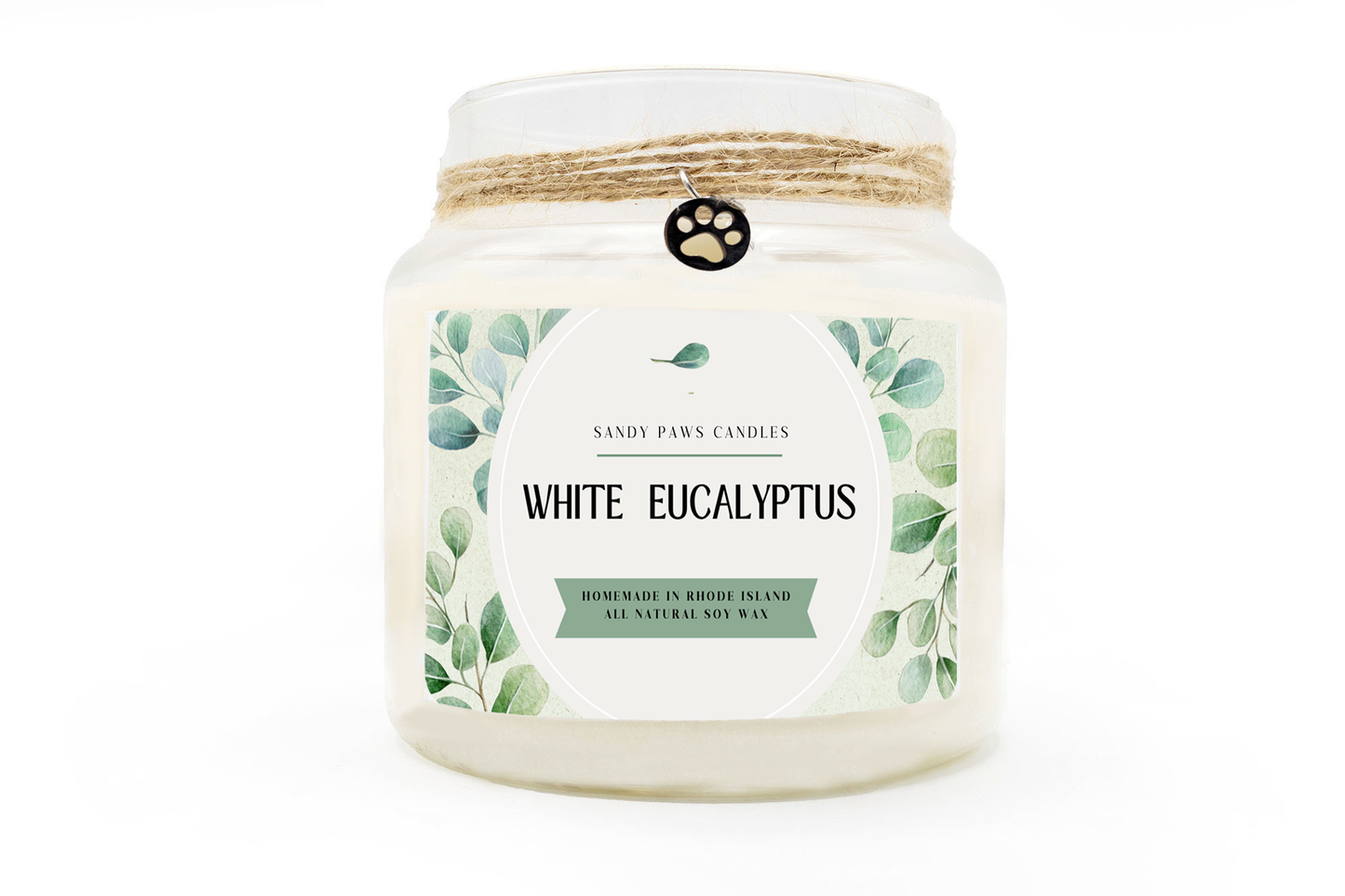 White Eucalyptus Soy Wax Candle