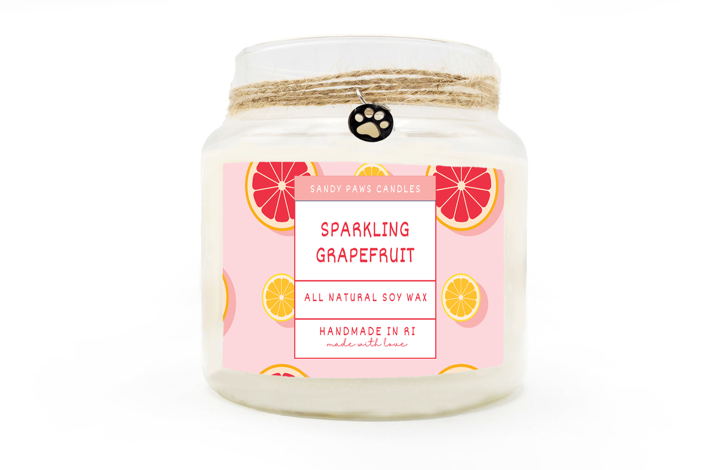 Sparkling Grapefruit Soy Wax Candle