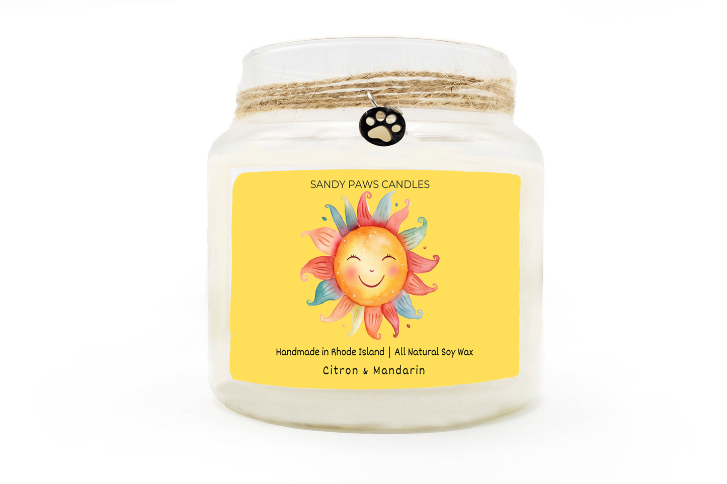 Citron & Mandarin Soy Wax Candle
