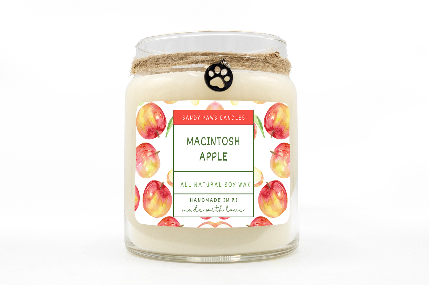 Macintosh Apple Soy Wax Candle