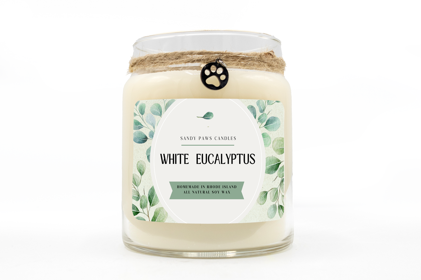 White Eucalyptus Soy Wax Candle