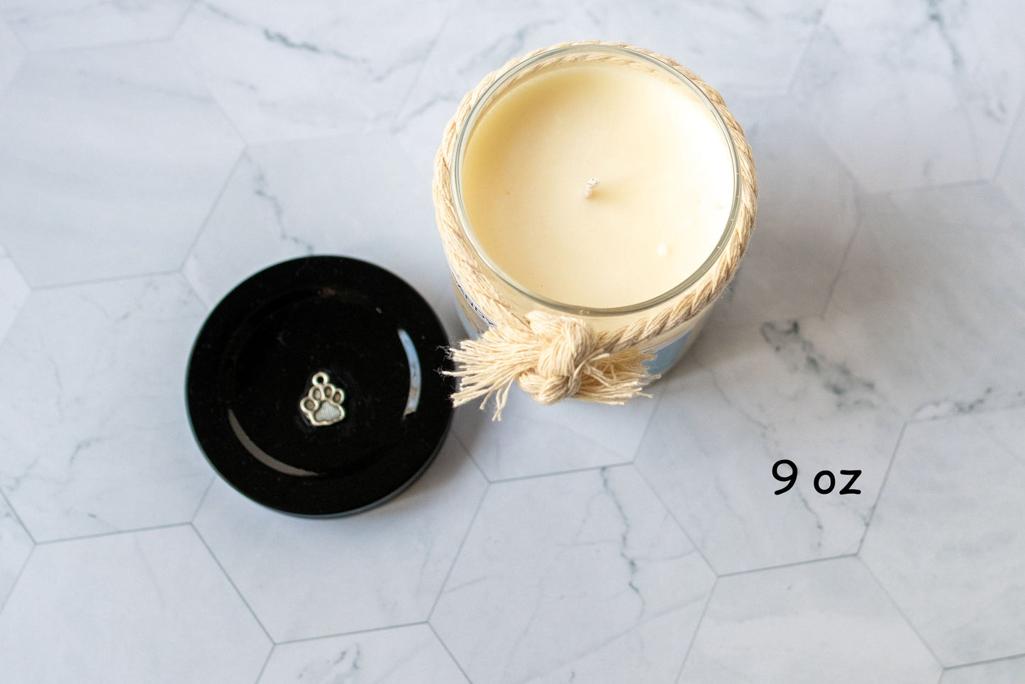Dog Lover Soy Wax Candle - "Who rescued who?" - Fundraiser