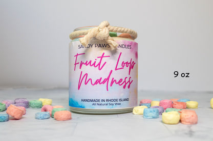 Fruit Loop Madness Soy Wax Candle