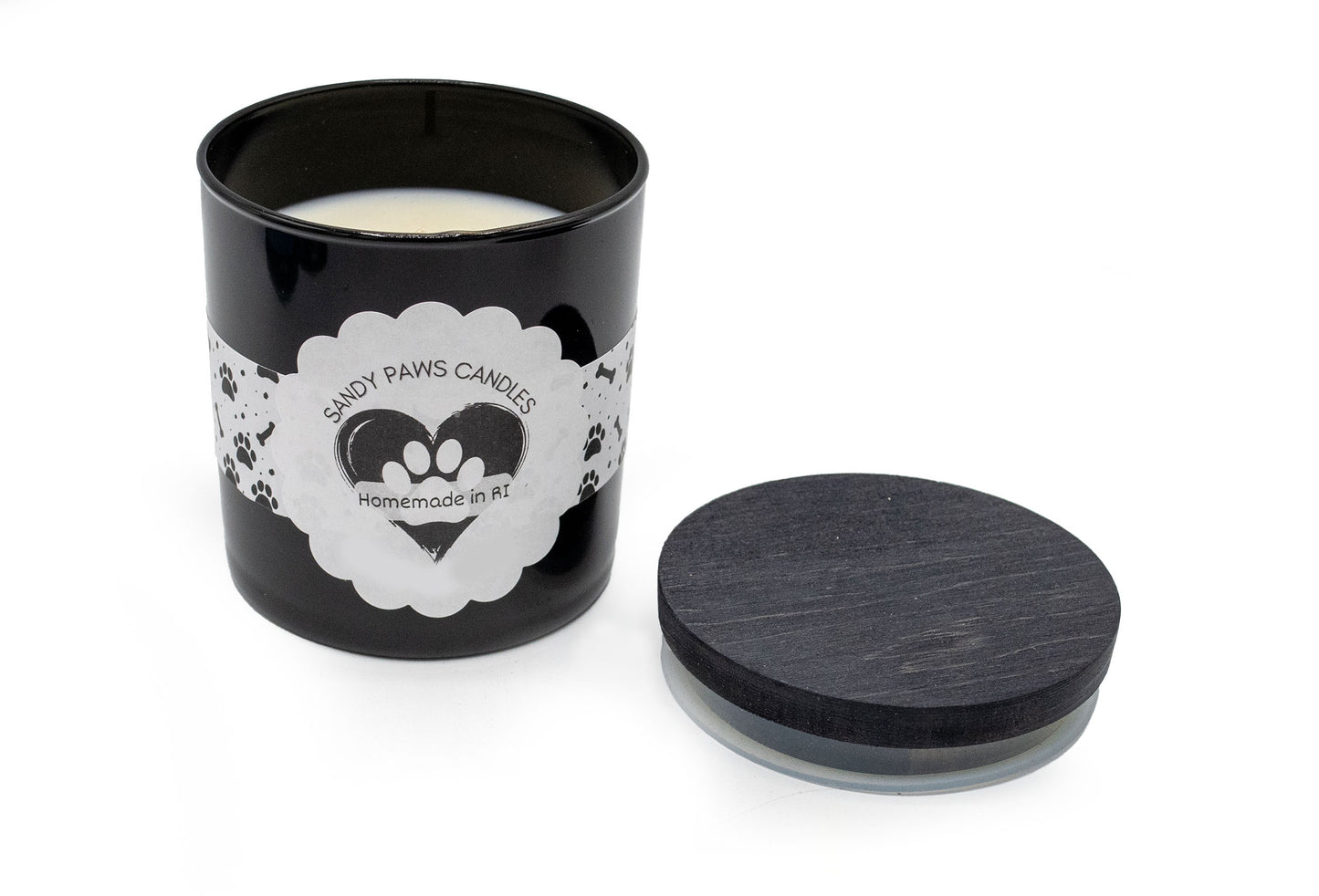 GIFT BOX - Black - Dog Lover - All Natural Soy Wax Candle - paraffin-free, phthalate-free, pet friendly