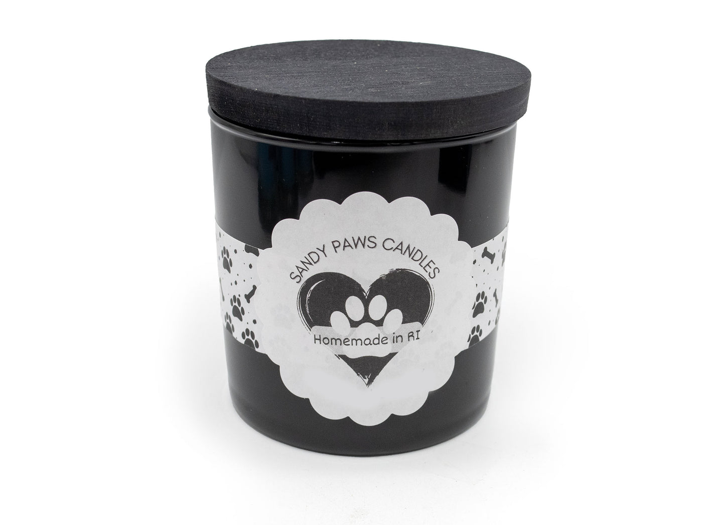GIFT BOX - Black - Dog Lover - All Natural Soy Wax Candle - paraffin-free, phthalate-free, pet friendly