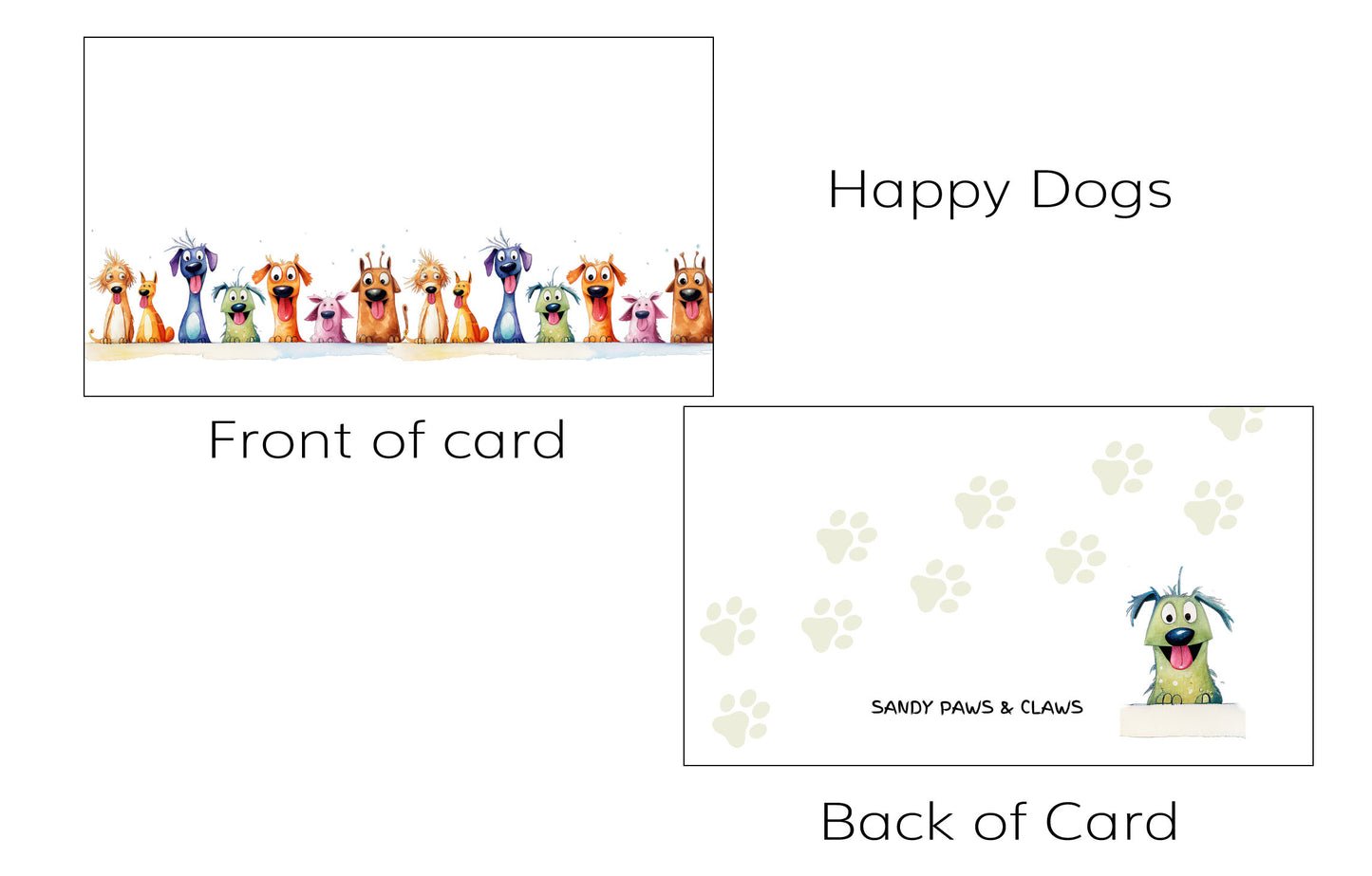 Tiny Notes - A Collection of 25 Tiny Note Cards - Dog & Cat Themed