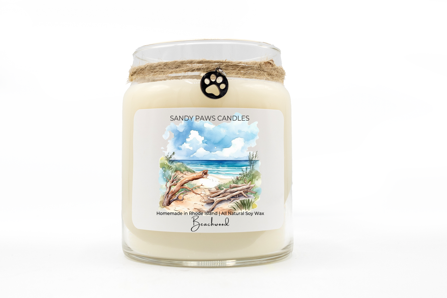Beachwood Soy Wax Candle
