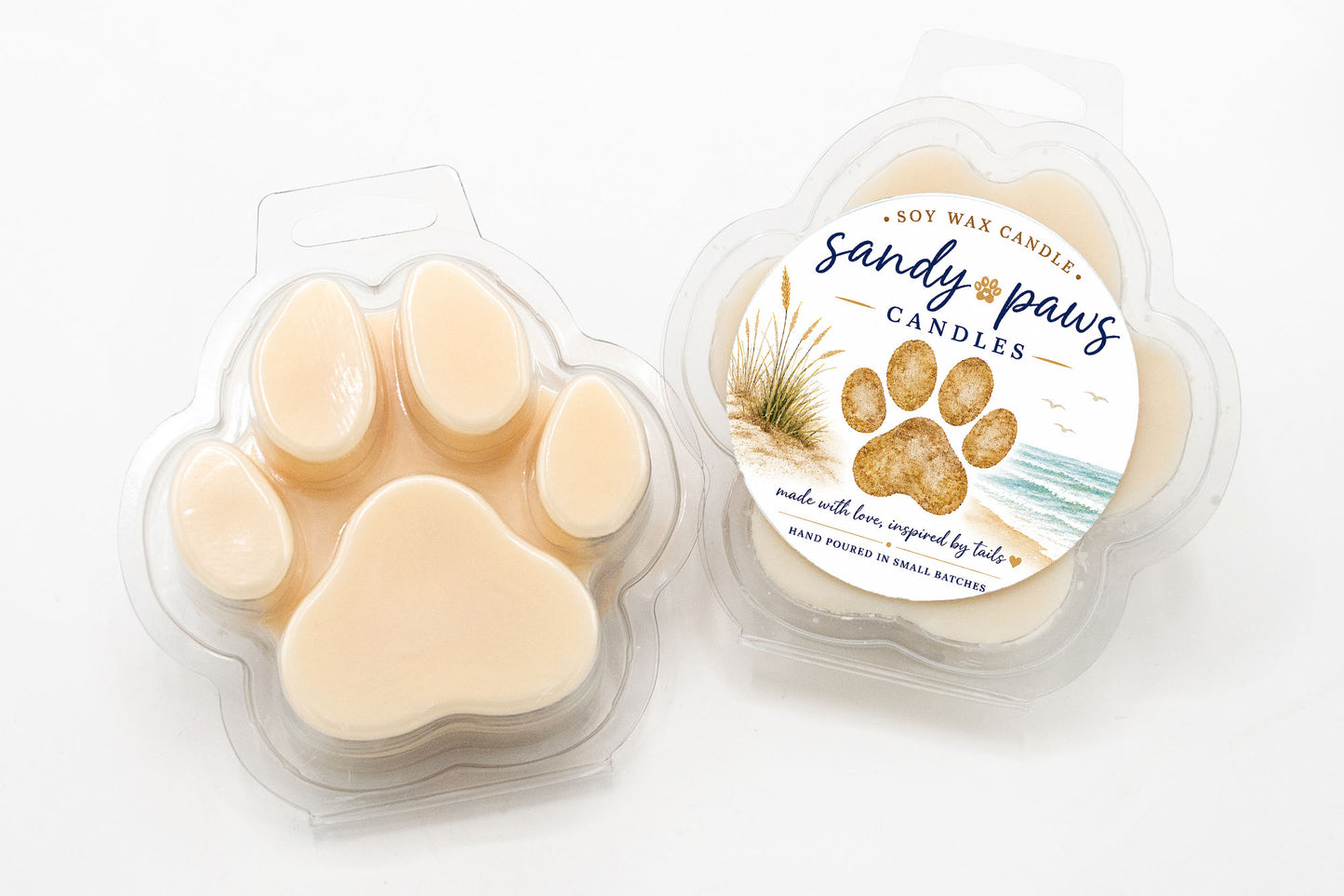 Large Dog Paw Soy Wax Melts