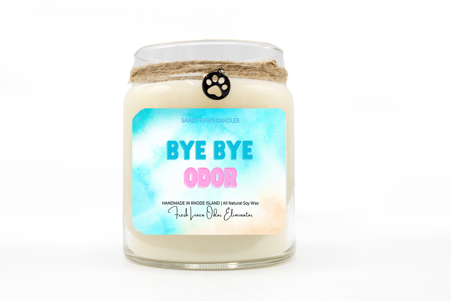 Fresh Linen Odor Eliminator Soy Wax Candle