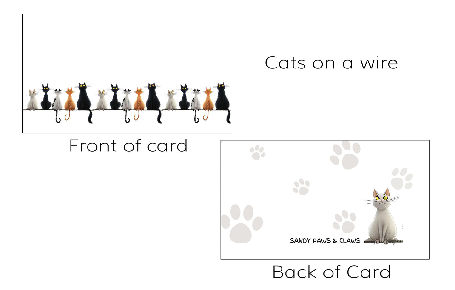 Tiny Notes - A Collection of 25 Tiny Note Cards - Dog & Cat Themed
