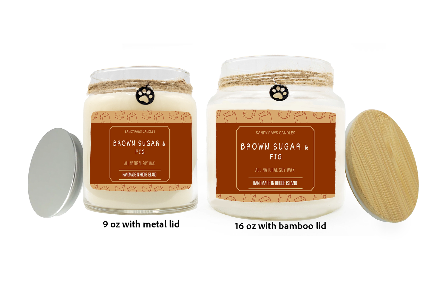 Brown Sugar and Fig Soy Wax Candle