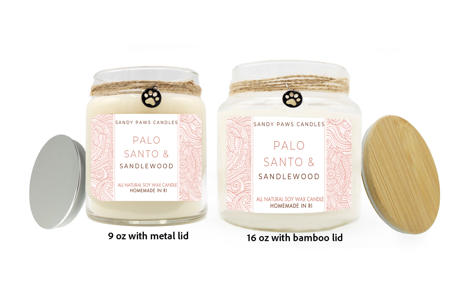 Palo Santo & Sandlewood Soy Wax Candle