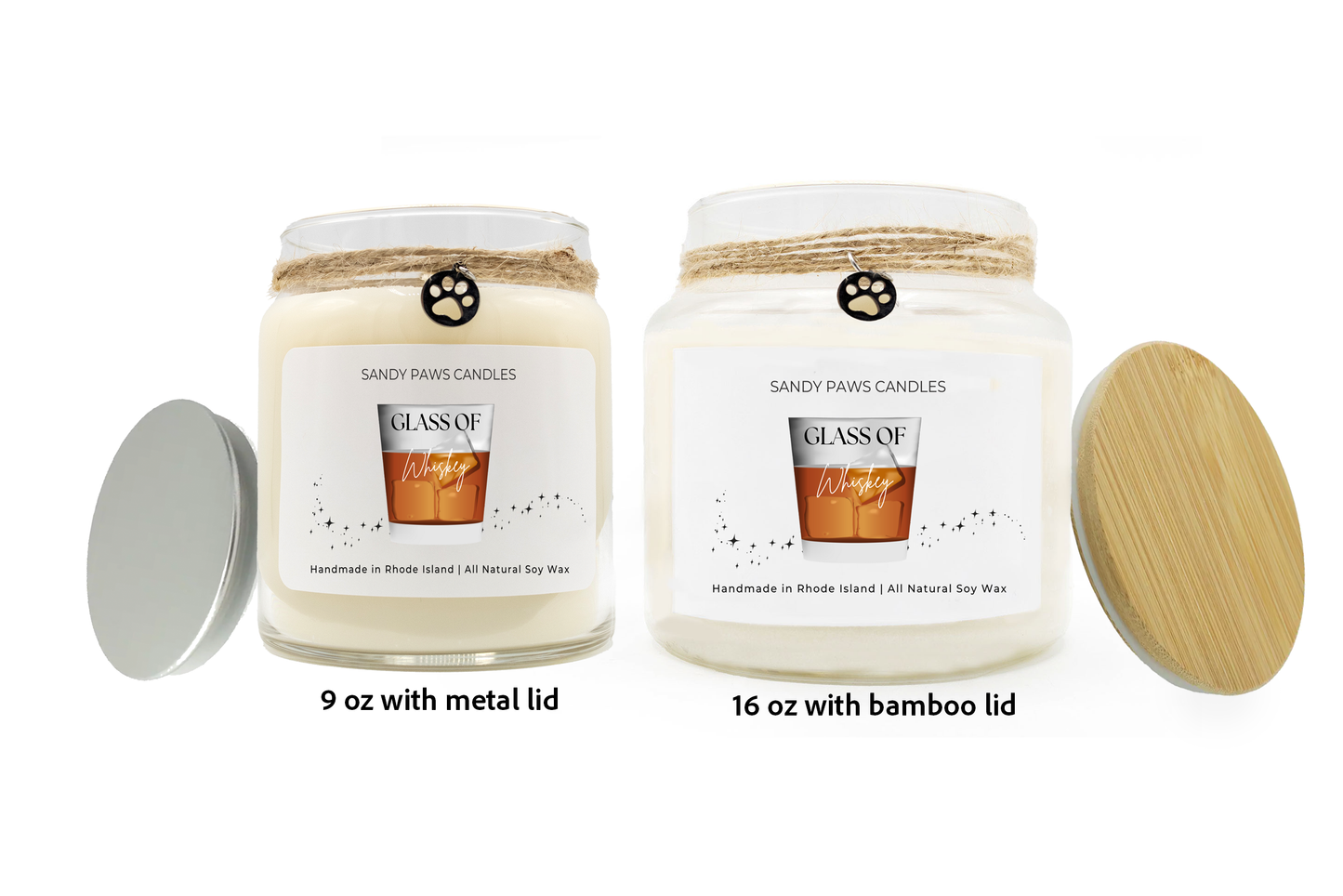 Whiskey Soy Wax Candle