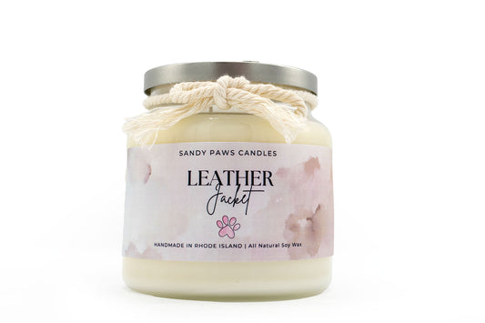 Leather Jacket Soy Wax Candle