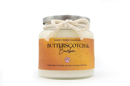 Butterscotch & Bourbon Soy Wax Candle