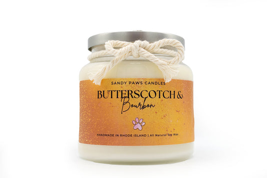 Butterscotch & Bourbon Soy Wax Candle