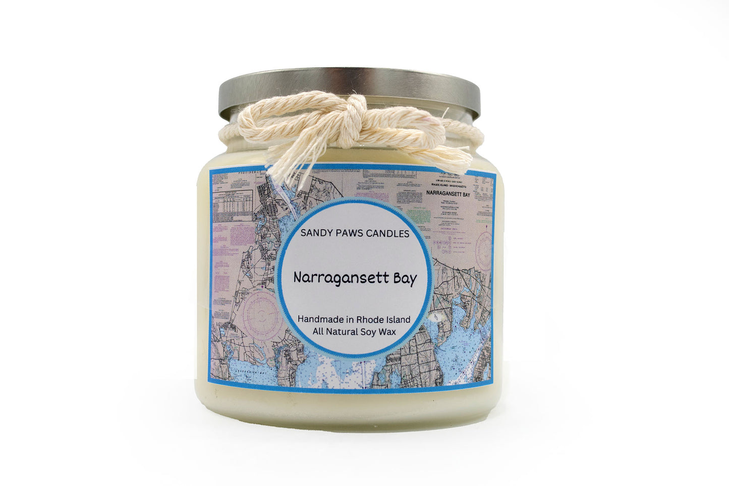 Rhode Island Lover - Coastal Map- Narragansett Bay