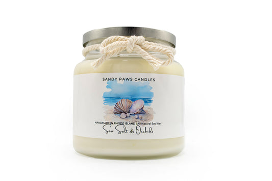 Sea Salt & Orchids Soy Wax Candle