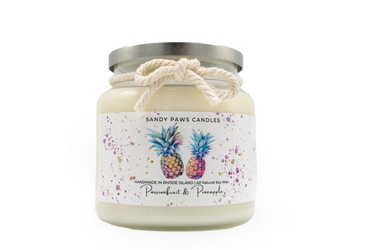 Passionfruit & Pineapple Soy Wax Candle