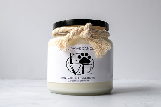 Dog Lover Soy Wax Candle - "LOVE"