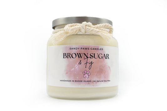Brown Sugar and Fig Soy Wax Candle