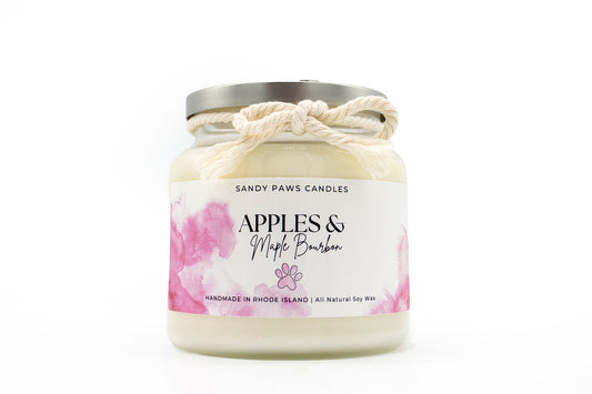 Apples & Maple Bourbon Soy Wax Candle