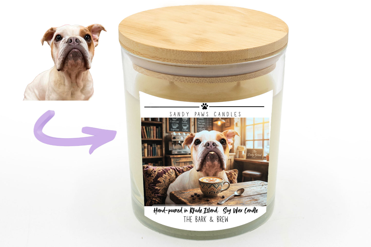 Custom Label - Show Off Your Pet - Jar Candle - Alljoy 4 Paws Rescue Fundraiser