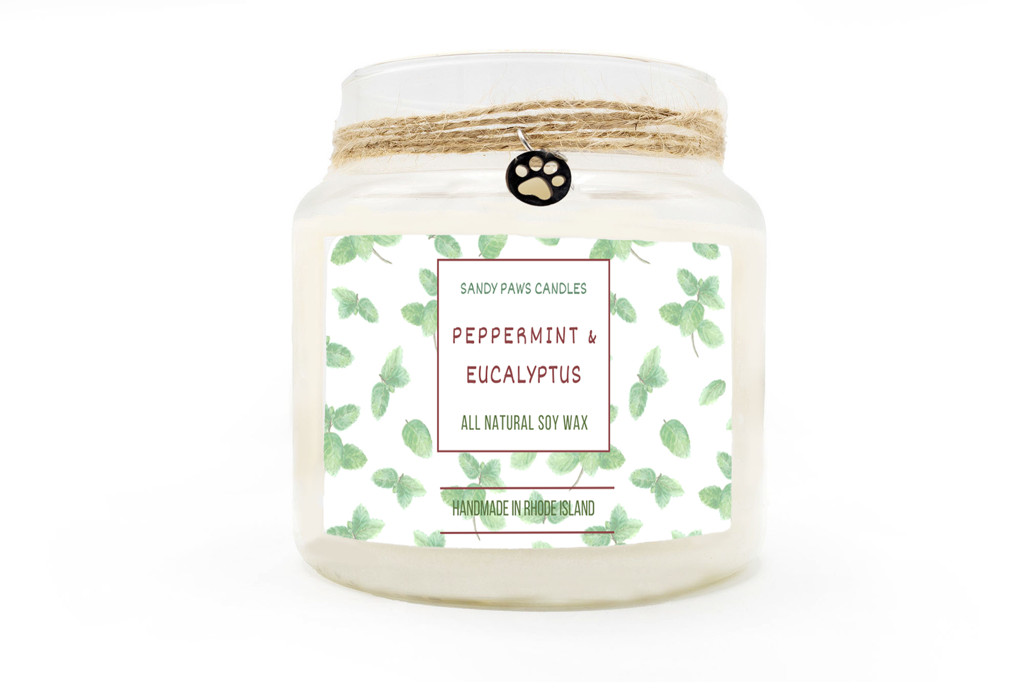 Peppermint & Eucalyptus  Soy Wax Candle