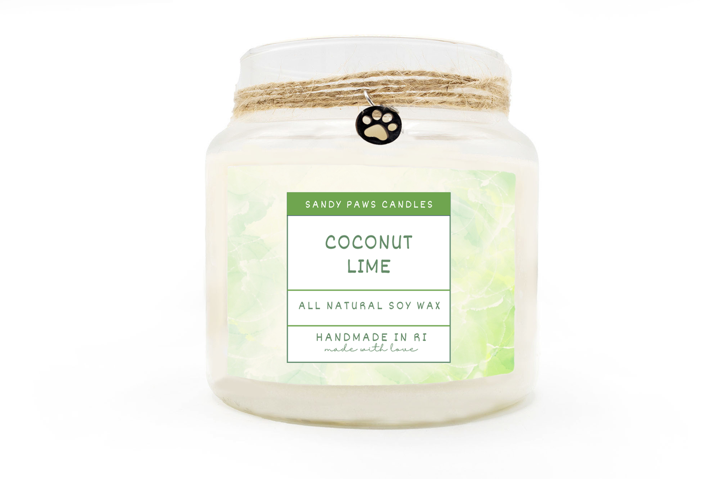 Coconut Lime Soy Wax Candle