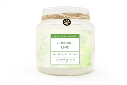 Coconut Lime Soy Wax Candle
