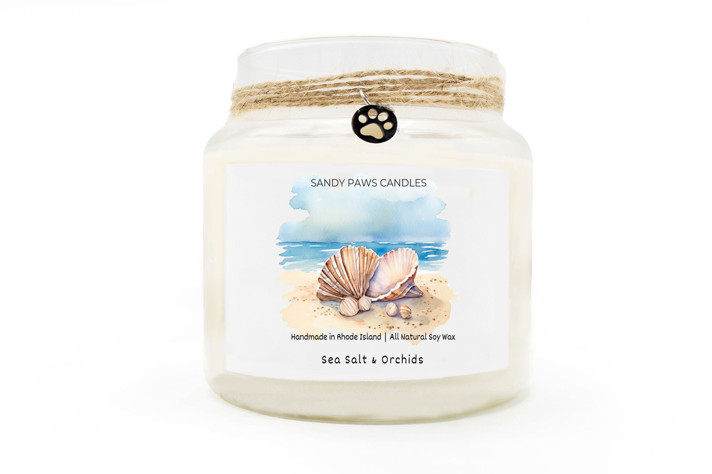 Sea Salt & Orchids Soy Wax Candle