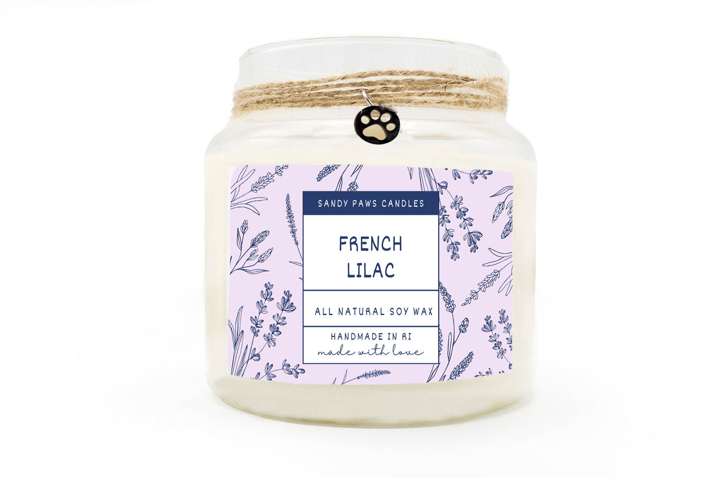 French Lilac Soy Wax Candle