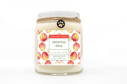 Macintosh Apple Soy Wax Candle