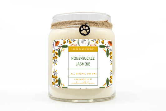 Honeysuckle Jasmine Soy Wax Candle