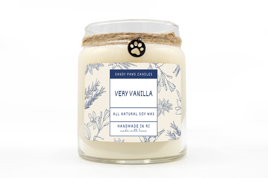 Very Vanilla Soy Wax Candle