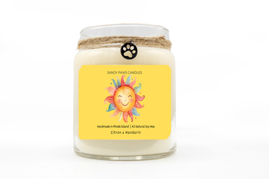 Citron & Mandarin Soy Wax Candle