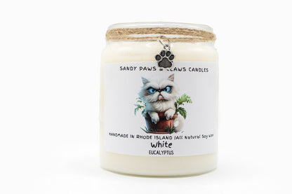 Quirky Cat  - Jar Soy Wax Candles