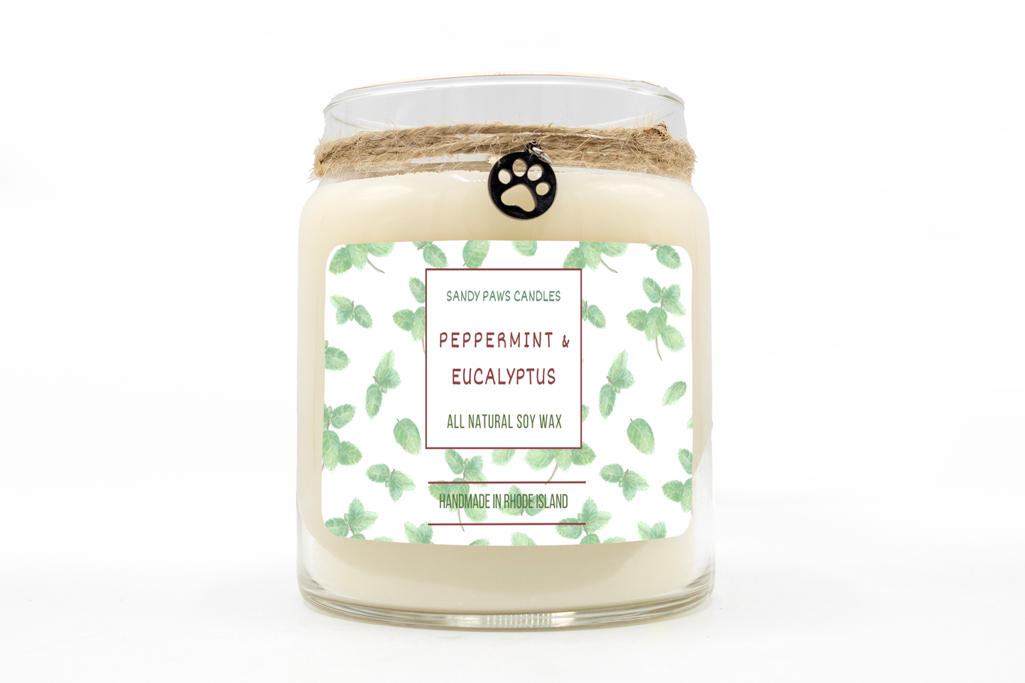 Peppermint & Eucalyptus  Soy Wax Candle