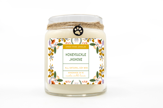 Honeysuckle Jasmine Soy Wax Candle