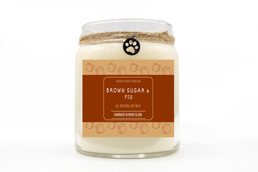 Brown Sugar and Fig Soy Wax Candle