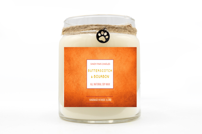 Butterscotch & Bourbon Soy Wax Candle