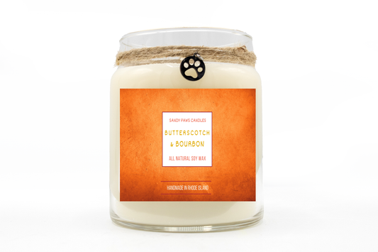 Butterscotch & Bourbon Soy Wax Candle