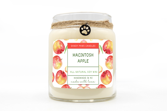Macintosh Apple Soy Wax Candle