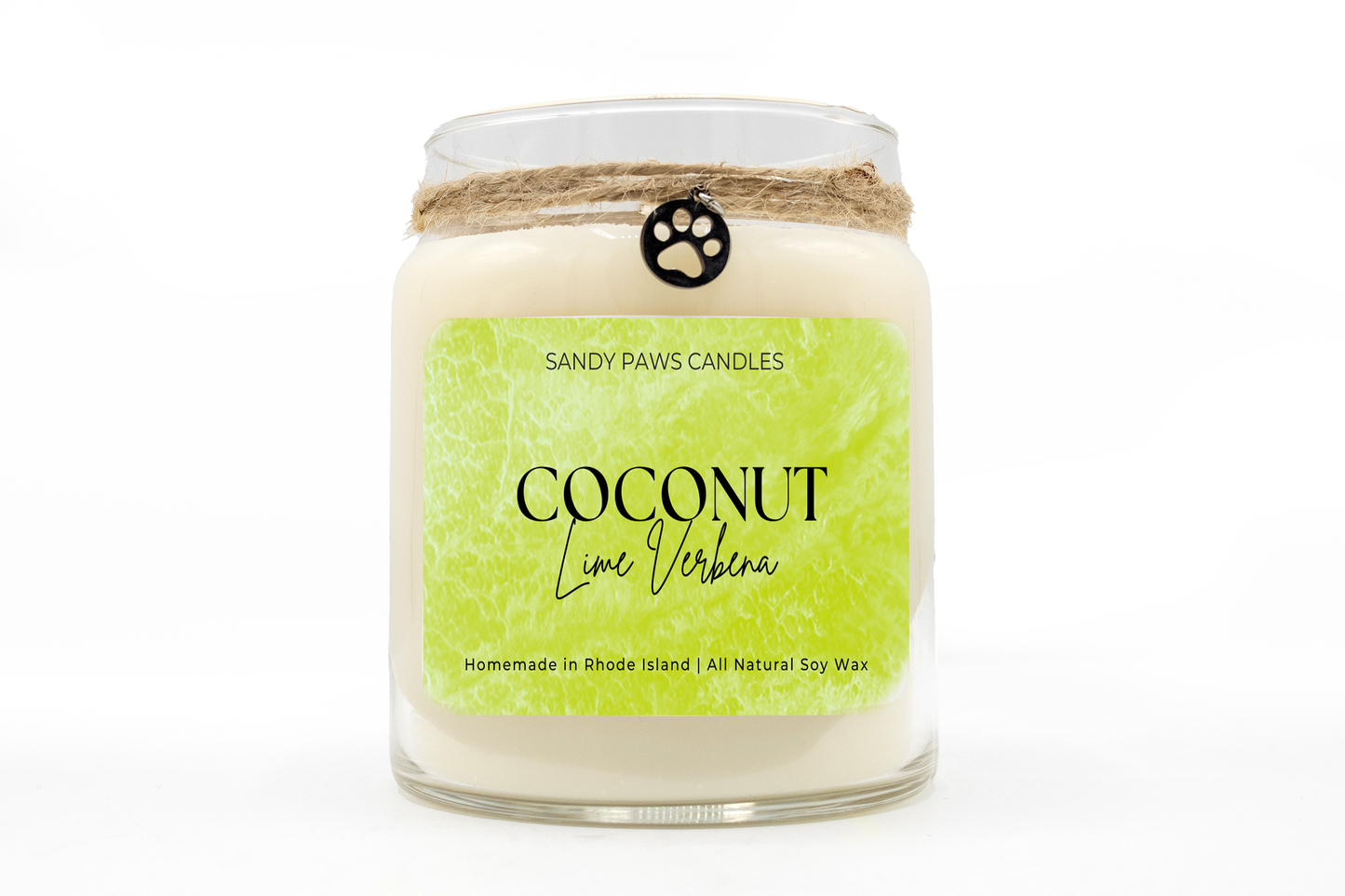 Coconut Lime Verbena Soy Wax Candle