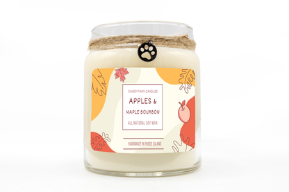Apples & Maple Bourbon Soy Wax Candle