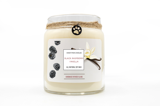 Black Raspberry Vanilla Soy Wax Candle