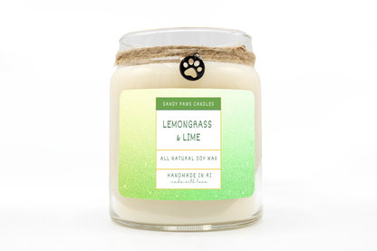 Lemongrass & Lime Soy Wax Candle
