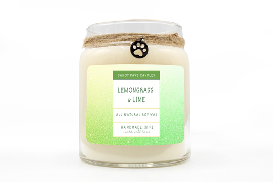 Lemongrass & Lime Soy Wax Candle