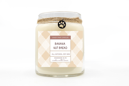 Banana Nut Bread Soy Wax Candle